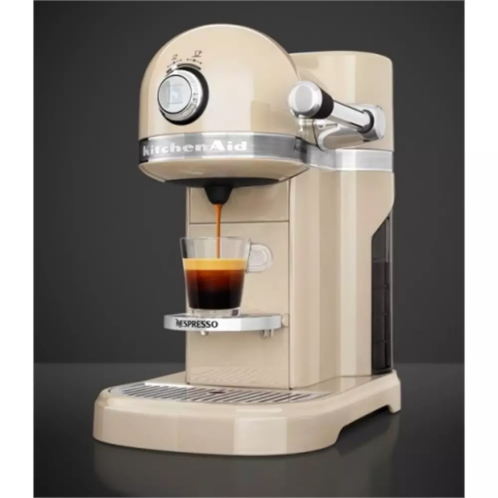 optioneel schildpad bank KitchenAid Artisan Nespresso 5KES0503EAC/3, amandelwit kopen | Kookpunt