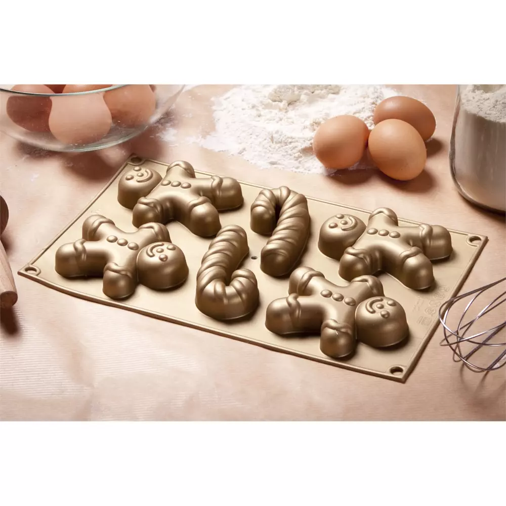 Sf106 Gingerbread Man Cake baking pan silicone - Silikomart