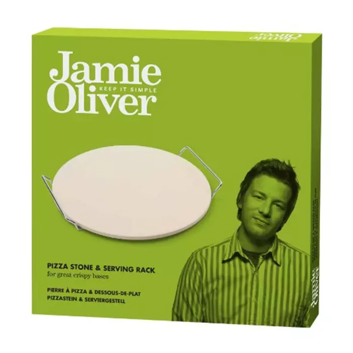 Schuldig Heiligdom stam Jamie Oliver Pizzasteen & Serveerrek kopen | Kookpunt
