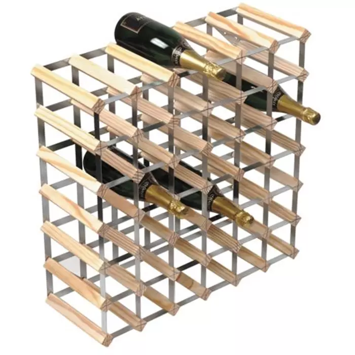 vasteland Uittrekken louter RTA Traditional Wijnrek Assembled, 42 flessen hout/metaal kopen | Kookpunt
