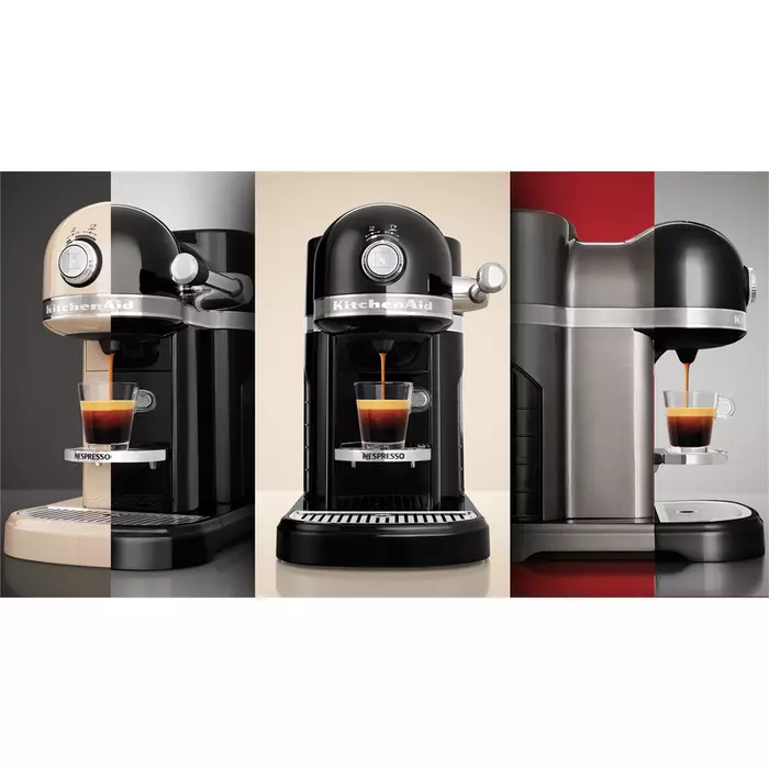 optioneel schildpad bank KitchenAid Artisan Nespresso 5KES0503EAC/3, amandelwit kopen | Kookpunt